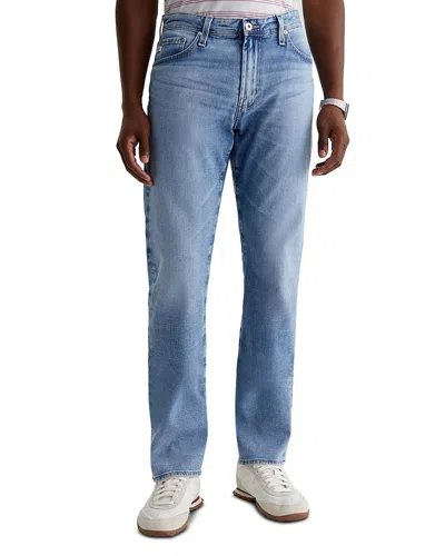 Ag Everett Straight Fit Jeans In Saltillo In Blue
