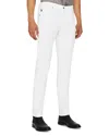 Ag Everett Straight Fit Twill Pants In White In White