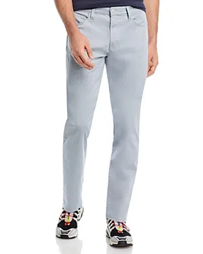 Ag Everett Straight Fit Twill Pants In White Sand