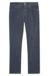 Ag Everett Straight Leg Corduroy Pants In Blue