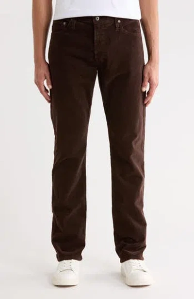 Ag Everett Straight Leg Corduroy Pants In Multi