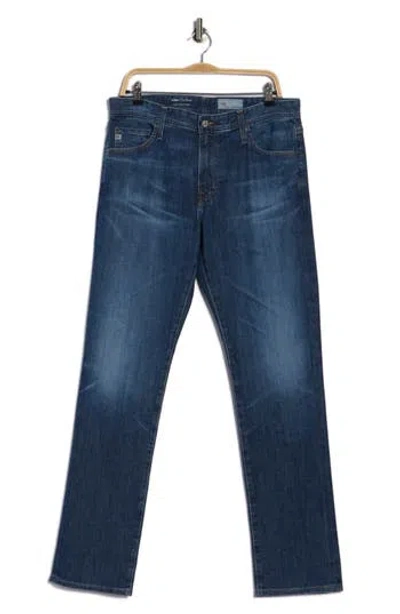 Ag Everett Straight Leg Jeans In Animal Print