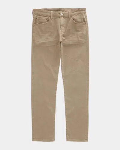 Ag Everett Straight-leg Jeans In Brown