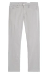 Ag Everett Sud Print Slim Straight Leg Pants In Blink Light Grey Multi