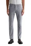 Ag Everett Sueded Slim Straight Jean In Ocean Breeze In Gray