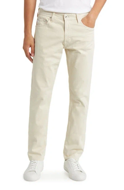 Ag Everett Sueded Stretch Sateen Slim Straight Leg Pants In Dried Spring
