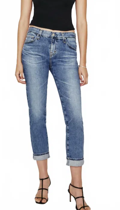 Ag Ex- Boyfriend Slim Jeans In 16yhud In Blue
