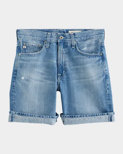 Ag Ex-boyfriend Cuffed Denim Shorts