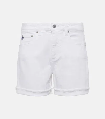 Ag Ex-boyfriend Denim Shorts In White