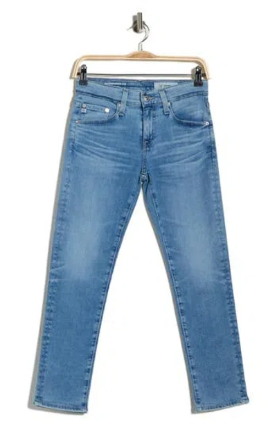 Ag Ex-boyfriend Crop Slim Jeans In Blue
