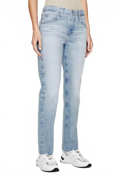 Ag Ex-boyfriend High-rise Slim Jeans In Chateau In Blue