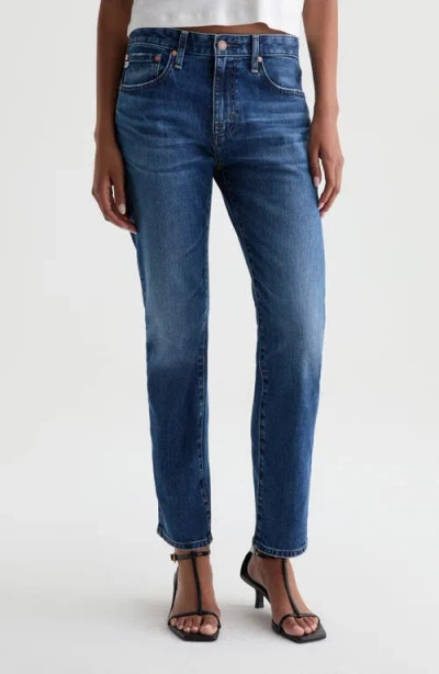 Ag Ex-boyfriend Mid Rise Slouchy Slim Jeans In Multi