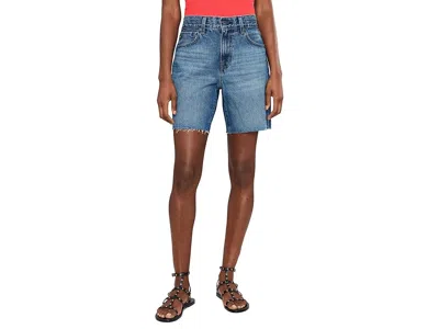 Ag Ex-boyfriend Mid-rise Slouchy Shorts In Nouveau Women's Shorts Nouveau: 26 7 In Blue