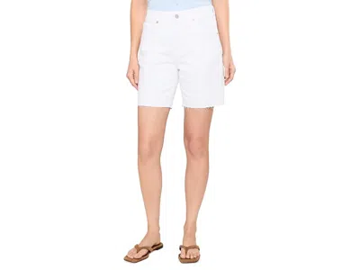 Ag Ex-boyfriend Mid-rise Slouchy Shorts In White Women's Shorts White: 24 7