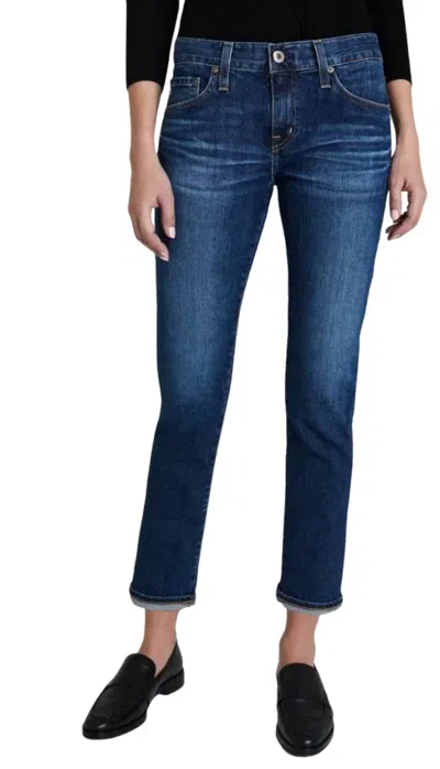 Ag Ex-boyfriend Slim Vinte Jeans In 10 Years Alliance In Blue