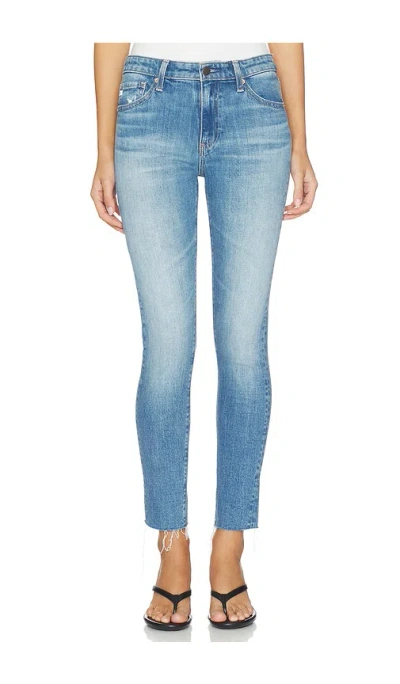 Ag Farrah Ankle Skinny Jeans In Blue