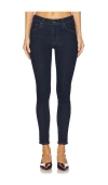 Ag Farrah High Waist Ankle Crop Skinny Jeans In Modern Indigo