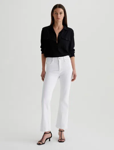 Ag Farrah Boot Crop In Gallery White