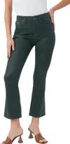 Ag Pleather Farrah Boot Crop In Hidden Pine In Blue