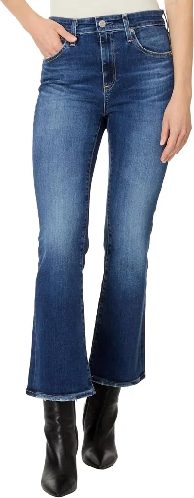 Ag Farrah Boot Crop Jeans In 14 Years Collector In Blue