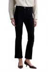 Ag Farrah Boot Crop Jeans In Alchemy In Black