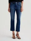 Ag Farrah Boot Crop Jeans In Forgotten In Blue