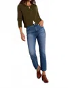 Ag Farrah Boot Crop Jeans In Lucerne In Blue