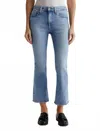 Ag Farrah Boot Crop Jeans In Verona In Blue