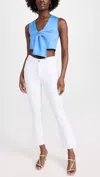 Ag Farrah Boot Crop Jean In Modern White In White