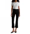 Ag Farrah Boot Crop Pants In Alchemy In Black