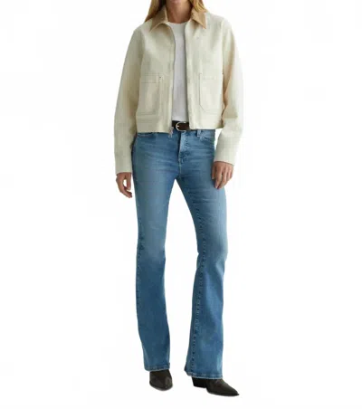 Ag Farrah Boot Mid-rise Bootcut Jean In 18 Years Avalon In Gray