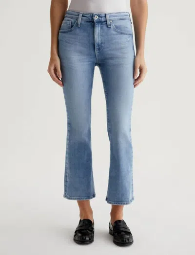Ag Farrah Bootcut Crop Jeans In Verona In Blue
