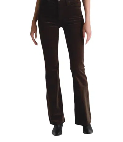 Ag Farrah Bootcut Jeans In Rich Umber In Black