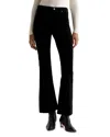 Ag Farrah Mid Rise Bootcut Pants In Super Black