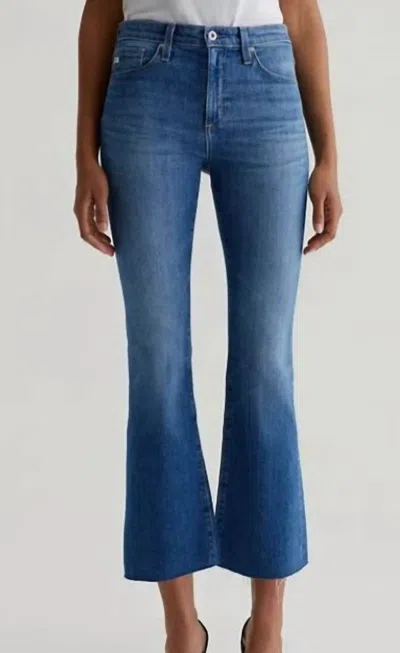 Ag Farrah Crop Bootcut In 18 Year Vinte High Rise In Blue