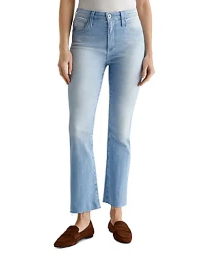 Ag Farrah Cropped Bootcut Jeans In Coastal