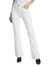 Ag Farrah High Rise Bootcut Jeans In Cloud White In White