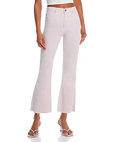 Ag Farrah High Rise Bootcut Jeans In Sulfur Sweet Orchid In Pink