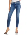 Ag Farrah High Rise Raw Hem Ankle Skinny Jeans In 12 Years Fluid In Years Fluid