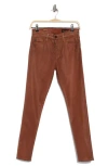 Ag Farrah High Waist Ankle Skinny Jeans In Leatherette Lt Canyon Rock