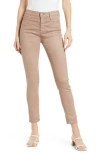 Shop Ag Farrah High Waist Ankle Skinny Jeans In Mauve Orchid
