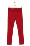 Ag Farrah High Waist Ankle Skinny Jeans In Sangria
