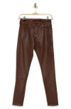 Ag Farrah High Waist Ankle Skinny Jeans In Vinte Light Raw Lumber