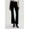 Ag Farrah Mid Rise Bootcut Pants In Super Black
