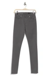 Ag Farrah High Waist Coated Skinny Jeans In Folkestone Grey
