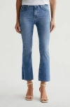 Ag Farrah High Waist Raw Hem Crop Bootcut Jeans In 18 Years Avalon