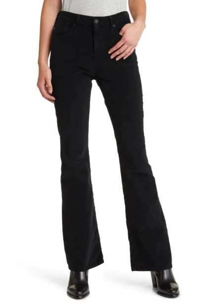 Ag Farrah High-rise Bootcut Jeans In Sulfur Black