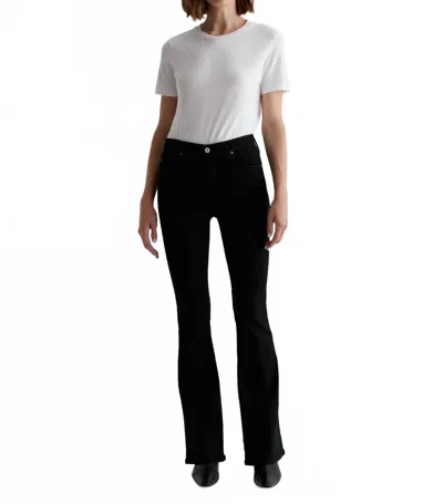 Ag Farrah Mid Rise Boot Cut Jeans In Alchemy In White