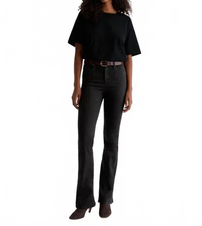 Ag Farrah Mid Rise Boot Jeans In Alchemy In Black