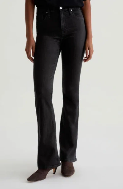 Ag Farrah Mid Rise Bootcut Jeans In Black